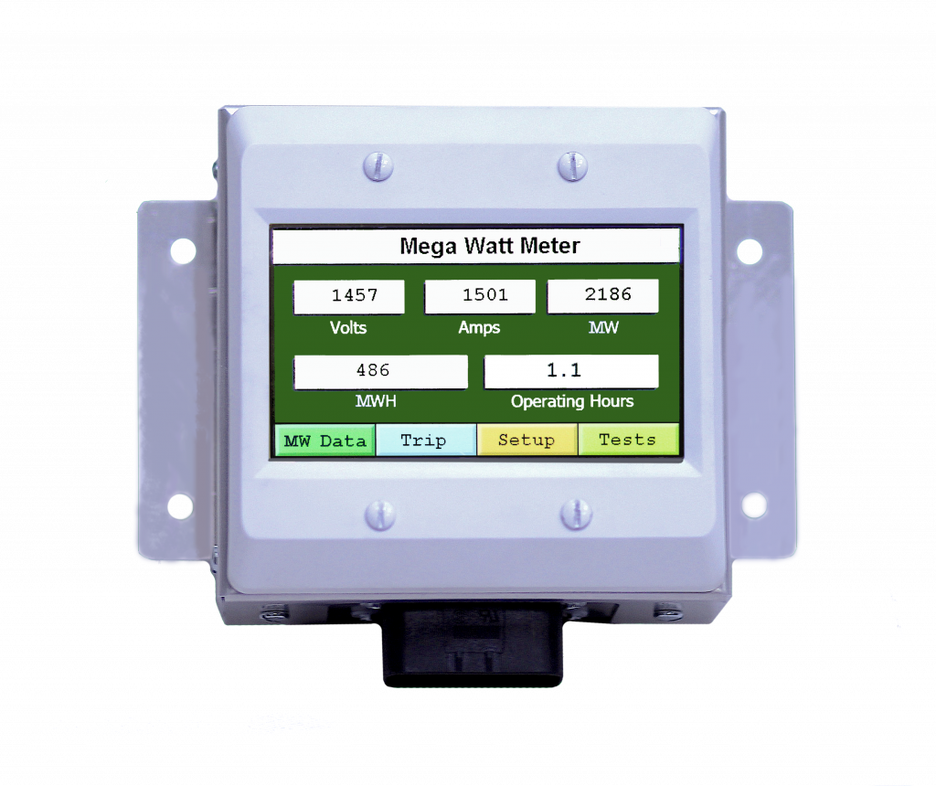 mega watt meter, for rail, marine, green energy preserving tool for accurate data